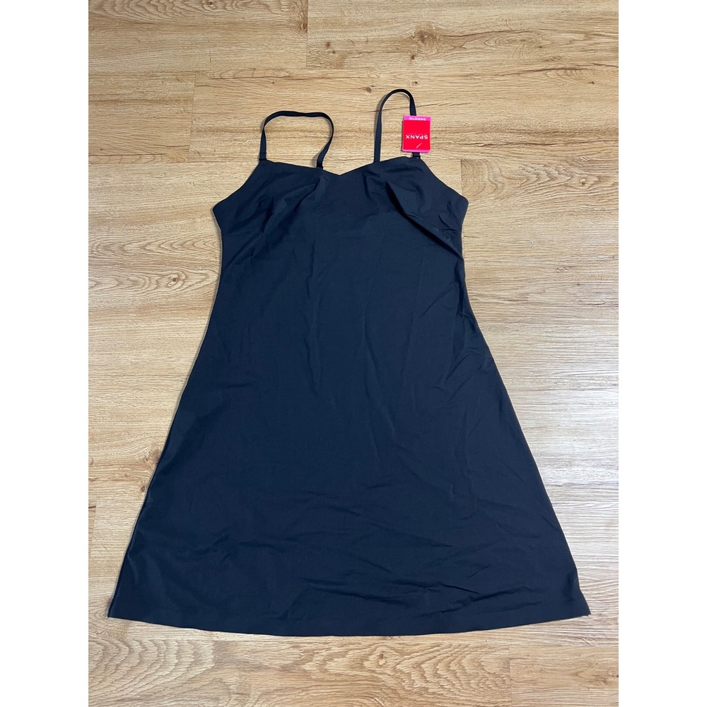 SPANX Thinstincts Low Back Slip Dress 10019R Black Size L NWT Shapewear